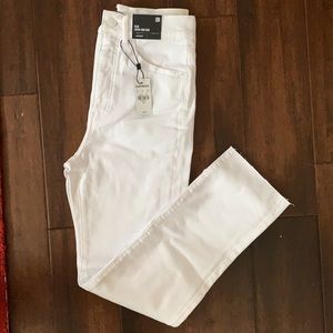 EXPRESS | White Slim Super High Rise Jeans